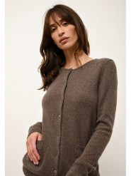 Just Cashmere Kaszmirowy kardigan "Katharine" w kolorze brązowym rozmiar: S. Brązowe kardigany Just Cashmere, s, bez wzorów, z kaszmiru. Za 369.99 zł.
