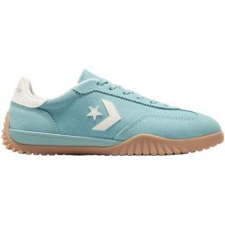 Buty sportowe Converse Run Star Trainer. Niebieskie obuwie sportowe Converse, z zamszu, bez zapięcia. Za 374.75 zł.