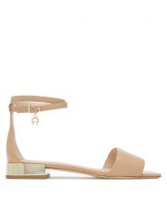 Aigner Sandały Fashion Saskia 6A 1251060 Brązowy. Brązowe sandały Aigner, bez wzorów, ze skóry, bez obcasa, na płaskiej podeszwie, bez zapięcia. Za 989.99 zł.