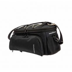 Torba na bagażnik Newlooxs Sports Racktime 2 31L. Czarne torby na ramię NEW LOOXS, bez wzorów, z materiału, sportowe, na ramię, duże, bez dodatków. Za 512.49 zł.