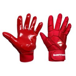Rękawiczki do futbolu amerykańskiego FKG-03 czerwone, LB, RB, TE. Czerwone rękawiczki BARNETT, bez wzorów, sportowe. Za 149.00 zł.