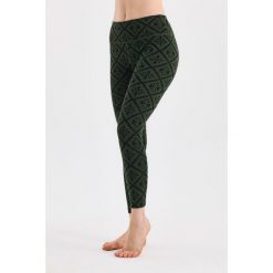 Venus - Legginsy termoaktywne (100% Merino / 230g/m²). Zielone bielizna sportowa WOOLONA, m, bez wzorów, z wełny. Za 390.00 zł.