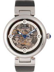 Empress Zegarek automatyczny "Adelaide" w kolorze srebrno-czarnym rozmiar: onesize. Czarne, analogowe zegarki Empress, ze stali. Za 543.99 zł.