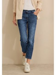 Cecil Dżinsy - Slim fit - w kolorze granatowym rozmiar: W29/L26. Niebieskie jeansy Cecil, l, z aplikacjami. Za 132.05 zł.