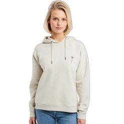Bluza damska Protest Prtkaikoura. Białe bluzy Protest, s, bez wzorów, z bawełny, z kapturem. Za 289.99 zł.