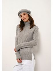 Just Cashmere Kaszmirowy golf "Lexie" w kolorze szarym rozmiar: L. Szare golfy Just Cashmere, l, bez wzorów, z kaszmiru, bez ramiączek. Za 258.52 zł.