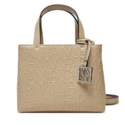Torebka Armani Exchange. Brązowe torebki klasyczne Armani Exchange, bez wzorów, bez dodatków. Za 479.99 zł.