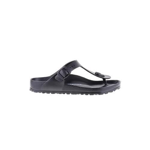 Japonki damskie Birkenstock Gizeh Eva. Czarne klapki Birkenstock, bez wzorów, z materiału, bez obcasa. Za 306.00 zł.