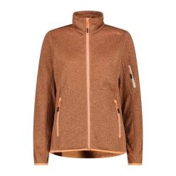 Bluza damska CMP Knit-Tech. Brązowe bluzy CMP, l, bez wzorów, bez kaptura. Za 261.30 zł.