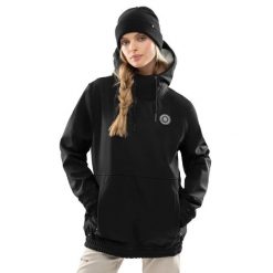 Kurtka snowboardowa damska W1-W Skywalk. Czarne kurtki narciarskie SIROKO, m, bez wzorów, z materiału, bez kaptura, narciarskie. Za 308.00 zł.