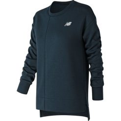 Bluza w kolorze morskim. Zielone bluzy New Balance, xs, bez wzorów, bez kaptura. W wyprzedaży za 159.95 zł.