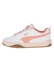 Puma Sneakersy "Park Lifestyle" w kolorze biało-pomarańczowym rozmiar: 39. Białe trampki Puma, bez wzorów, z materiału, bez zapięcia. Za 180.49 zł.