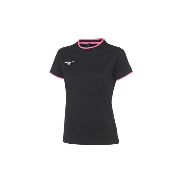 Damska koszulka polo Mizuno. Czarne bluzki Mizuno, m, bez wzorów, bez kołnierzyka, bez ramiączek. Za 126.50 zł.