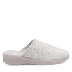 Kapcie Home & Relax. Szare obuwie domowe Home & Relax, bez wzorów, bez zapięcia. Za 69.99 zł.