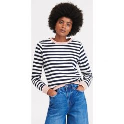 Bawełniana bluza - Granatowy. Niebieskie bluzy Reserved, l, bez wzorów, z bawełny, bez kaptura. Za 59.99 zł.