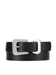 Gino Rossi Pasek BLYL24006-3 Czarny. Czarne paski Gino Rossi, bez wzorów, ze skóry. Za 129.99 zł.