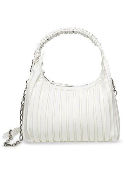 Steve Madden Torebka Bgeneve SM13001396-02002-WHT Biały. Białe torebki klasyczne Steve Madden, bez wzorów, ze skóry, bez dodatków. Za 299.99 zł.