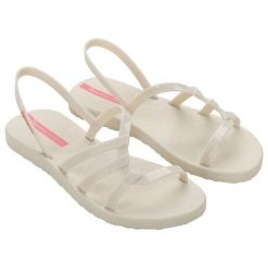 Sandały Ipanema Diversa Sandal Ad 27234 BG731 beżowy. Brązowe sandały bez wzorów, eleganckie, bez obcasa, bez zapięcia. W wyprzedaży za 173.57 zł.