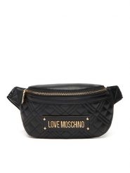 LOVE MOSCHINO Saszetka nerka JC4003PP0NLA0000 Czarny. Czarne torebki klasyczne Love Moschino, bez wzorów, ze skóry, bez dodatków. Za 689.99 zł.