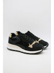 Bellucci Sneakersy w kolorze czarno-kremowym rozmiar: 39. Brązowe trampki Bellucci, bez wzorów, bez zapięcia. Za 136.45 zł.