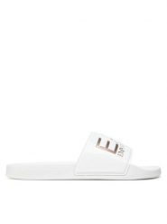 EA7 Emporio Armani Klapki 7X000108 AF15118 MZ095 Biały. Białe klapki EA7 Emporio Armani, bez wzorów, z tworzywa sztucznego, bez obcasa. Za 149.99 zł.