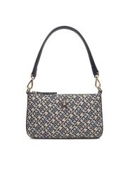 Tommy Hilfiger Torebka Th Jacquard Shoulder Pouch AW0AW17828 Granatowy. Niebieskie torebki klasyczne TOMMY HILFIGER, bez wzorów, z materiału, bez dodatków. Za 469.99 zł.