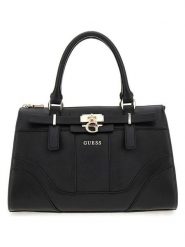 Guess Torebka "Greyson" w kolorze czarnym - 30 x 19 x 14 cm rozmiar: onesize. Czarne torebki klasyczne Guess, z aplikacjami, z materiału, bez dodatków. Za 434.99 zł.