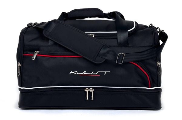 Torba sportowa KJUST SP74MK (48L). Czarne torby na ramię KJUST, bez wzorów, z materiału, sportowe, na ramię, bez dodatków. Za 243.00 zł.