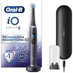 Szczoteczka magnetyczna Oral-B iO 9 czarny. Szczoteczki soniczne ORAL-B. Za 849.00 zł.