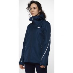 Kurtka miejska damska KUD202 - granat. Brązowe kurtki sportowe 4f, m, bez wzorów, bez kaptura. W wyprzedaży za 179.99 zł.