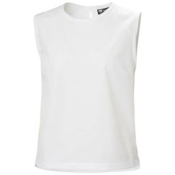 Damski tank top Helly Hansen Thalia. Białe topy Helly Hansen, bez wzorów, bez kołnierzyka, bez ramiączek. Za 270.50 zł.