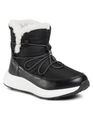 CMP Śniegowce Sheratan Wmn Lifestyle Shoes Wp 30Q4576 Czarny. Czarne trapery i śniegowce CMP, z materiału. Za 399.99 zł.