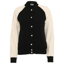 Lekka Bluza Damska Frotte Typu Varsity. Brązowe bluzy Urban Classics, m, bez wzorów, bez kaptura. Za 147.99 zł.