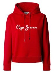 Pepe Jeans Bluza "Maddy" w kolorze czerwonym rozmiar: M. Czerwone bluzy Pepe Jeans, m, bez wzorów, z bawełny, z kapturem. Za 254.95 zł.