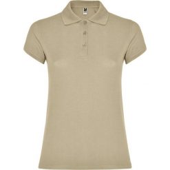 Damska Koszulka Polo W Gwiazdki. Brązowe koszulki polo ROLY, bez wzorów, bez ramiączek. Za 60.99 zł.