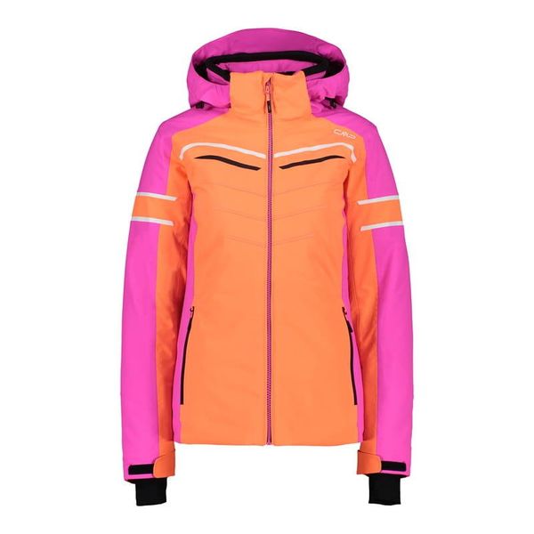 Kurtka damska narciarska CMP 31W0216. Brązowe kurtki narciarskie CMP, l, bez wzorów, z materiału, bez kaptura, narciarskie. Za 449.99 zł.