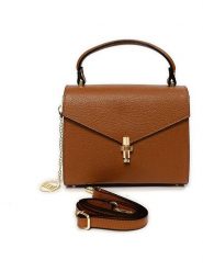 Mia Tomazzi Skórzana torebka "Barzini" w kolorze jasnobrązowym - 27 x 16 x 8 cm rozmiar: onesize. Brązowe torby na ramię Mia Tomazzi, bez wzorów, z materiału, na ramię, bez dodatków. Za 339.99 zł.