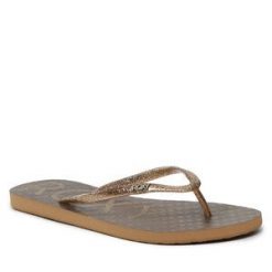 Japonki Roxy. Żółte klapki Roxy, bez zapięcia. Za 69.99 zł.