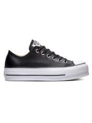 Converse Skórzane sneakersy "Chuck Taylor All Star Lift" w kolorze czarnym rozmiar: 38. Czarne trampki Converse, bez wzorów, bez zapięcia. Za 281.10 zł.
