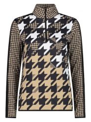 CMP Bluza polarowa w kolorze beżowo-biało-czarnym rozmiar: 34. Białe bluzy CMP, bez wzorów, z materiału, bez kaptura. Za 201.55 zł.