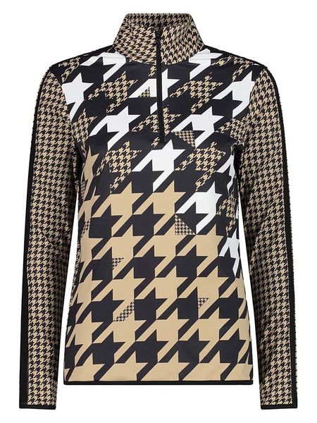 CMP Bluza polarowa w kolorze beżowo-biało-czarnym rozmiar: 34. Białe bluzy CMP, bez wzorów, z materiału, bez kaptura. Za 205.93 zł.