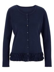 Heine Kardigan w kolorze granatowym rozmiar: M. Niebieskie kardigany Heine, m, bez wzorów. Za 137.42 zł.