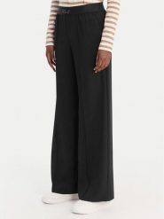 KARL LAGERFELD Spodnie materiałowe B1W10014 Czarny Relaxed Fit. Czarne spodnie materiałowe KARL LAGERFELD, bez wzorów, z materiału. Za 849.99 zł.