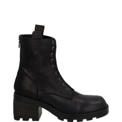 CZARNE BOTKI 8011 DELICE NERO. Czarne botki Venezia, bez wzorów, ze skóry, bez obcasa, bez zapięcia. Za 299.00 zł.