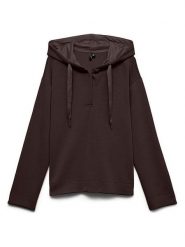 Vero Moda Bluza w kolorze brązowym rozmiar: L. Brązowe bluzy Vero Moda, l, bez wzorów, z kapturem. Za 149.95 zł.