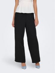 ONLY Spodnie materiałowe Thyra 15296375 Czarny Comfort Fit. Czarne spodnie materiałowe Only, m, bez wzorów, z bawełny. Za 89.99 zł.