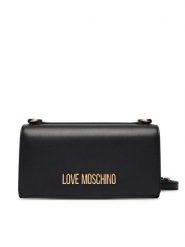 LOVE MOSCHINO Torebka JC4170PP1OLX0000 Czarny. Czarne listonoszki Love Moschino, bez wzorów, ze skóry, bez dodatków. Za 789.99 zł.