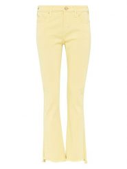 True Religion Dżinsy "Halle" - Slim fit - w kolorze żółtym rozmiar: W25. Żółte jeansy True Religion, z aplikacjami. Za 277.36 zł.