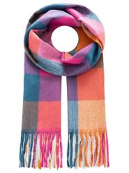 Zwillingsherz Szal ze wzorem - 200 x 33 cm rozmiar: onesize. Szaliki Zwillingsherz, bez wzorów, z materiału. Za 130.50 zł.