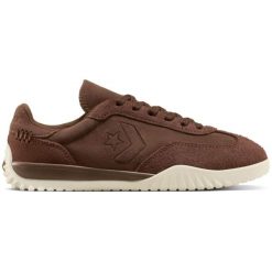 Buty sportowe Converse Run Star Trainer Suede. Brązowe obuwie sportowe Converse, z zamszu, bez zapięcia, na fitness i siłownię. Za 690.00 zł.